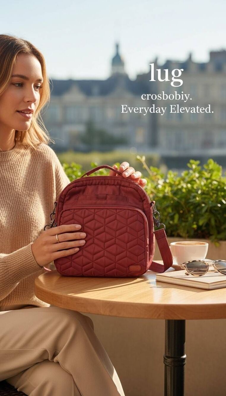 Lug crossbody bag